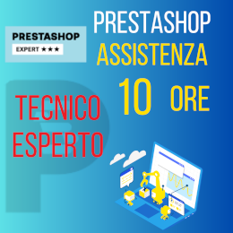 PRESTASHOP ASSISTENZA 10 ORE TECNICO ESPERTO